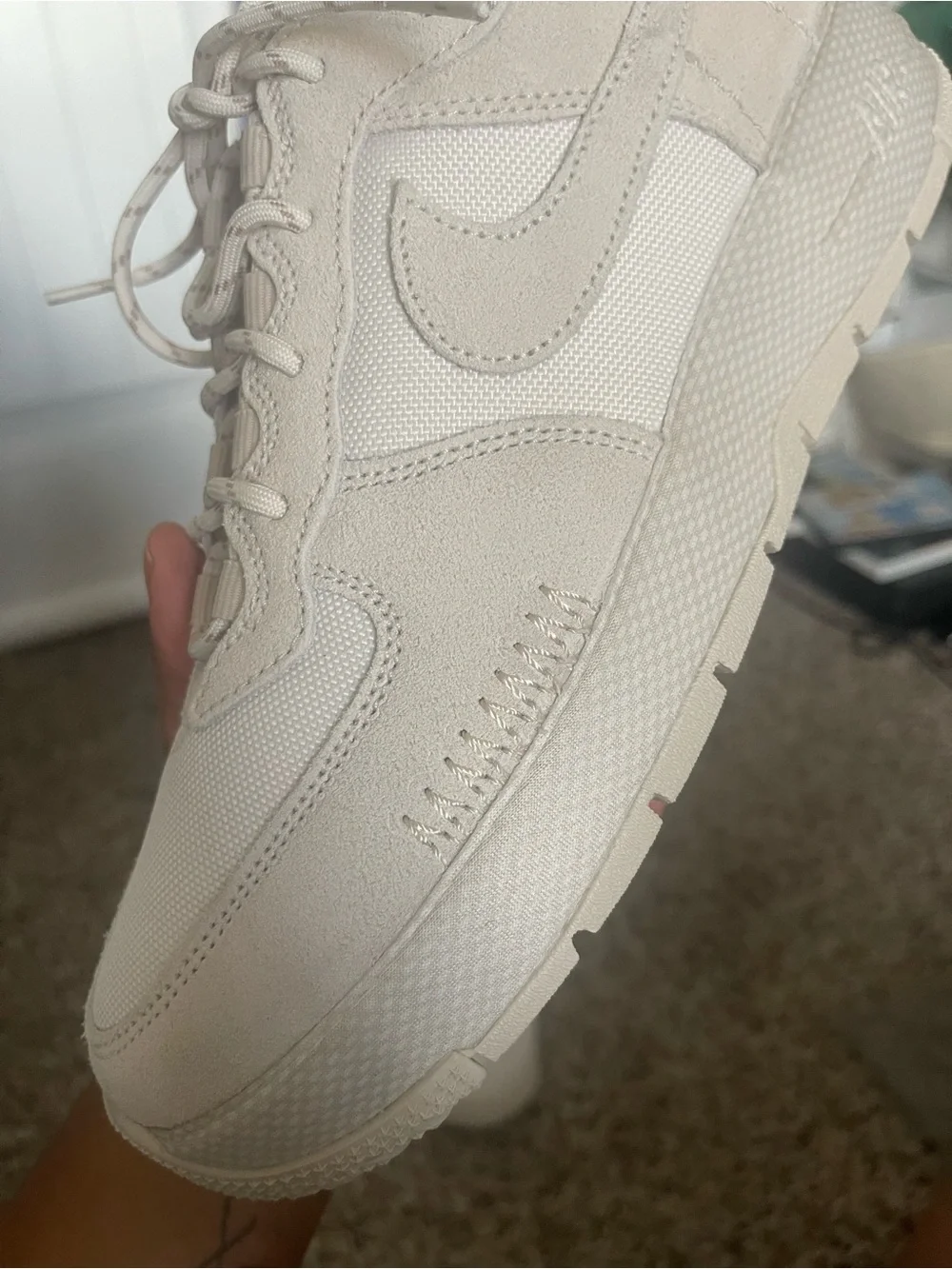 Nike Low-Top Sneakers in Cream/Beige
